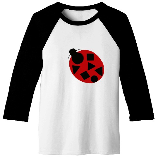Ladybug insect Excepcionalis Baseball Tees