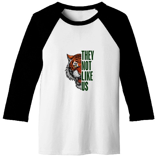They Not Like Us – Tiger Graphic Baseball Tees