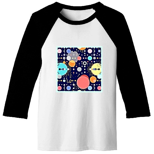 Joyful Bubble Universe Vision Baseball Tees
