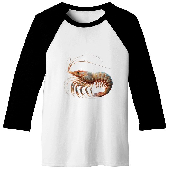 Ocean Elegance : The Grace of a Shrimp Baseball Tees