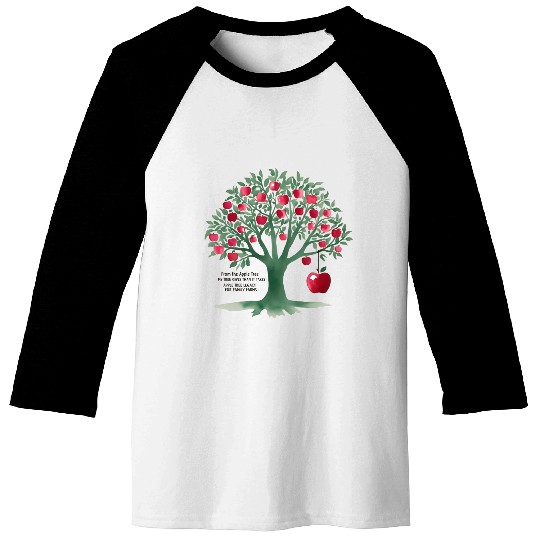 From the apple tree all beginnings Baseball Tees
