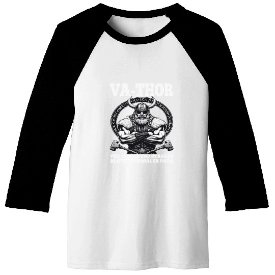 Viking Warrior Man Odin Thor Norman Walhalla Baseball Tees