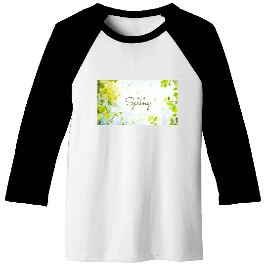Hello Spring – Nature’s Gentle Awakening Baseball Tees