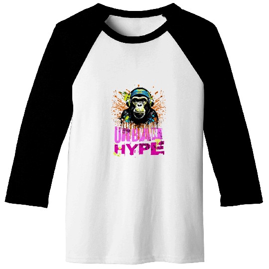 Urban Hype Monkey Baseball Tees