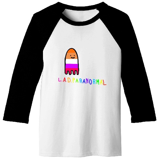 Lesbian Ghost Baseball Tees