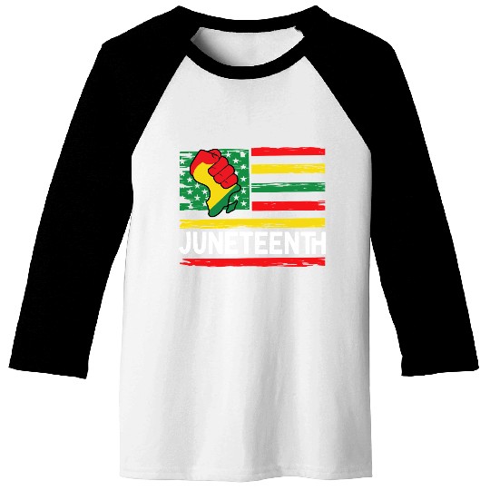 Freedom Day Juneteenth Black And Proud Baseball Tees