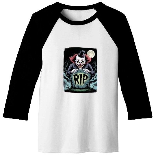 Halloween Horror Scary Thriller Trick Or Treat Baseball Tees