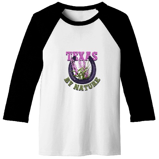 Texas Wildflower Texas By Nature Baseball Tees
