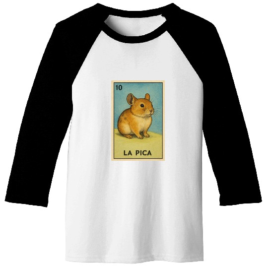 LA PICA - THE ROCK RABBIT - LA LOTERÍA Baseball Tees