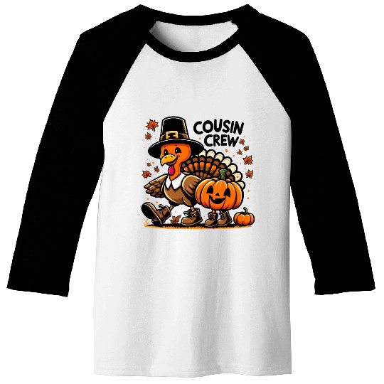 Halloween Cousin Crew Baseball Tees