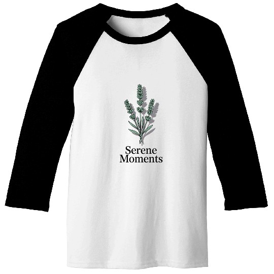 Serene Moments Lavender Calm Baseball Tees