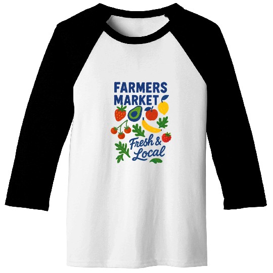 Farmers Market Baseball Tees