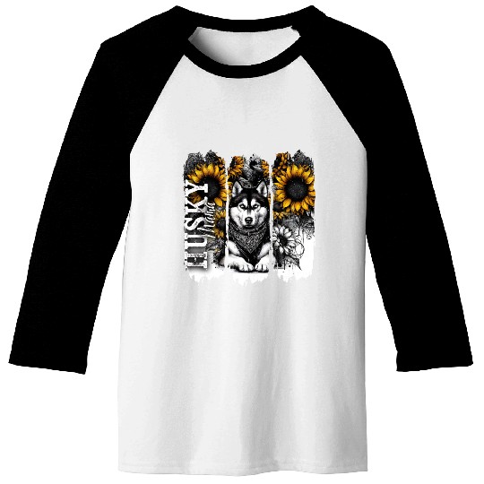 Husky Mama Baseball Tees