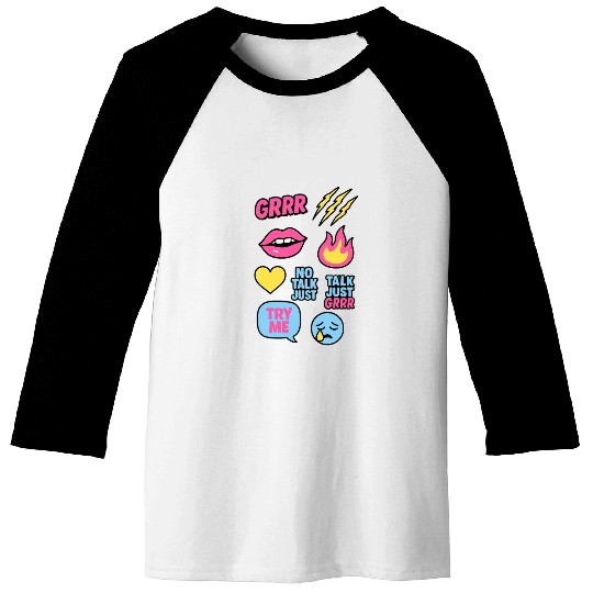 Sticker Grrr – TikTok Baddie Pack Baseball Tees