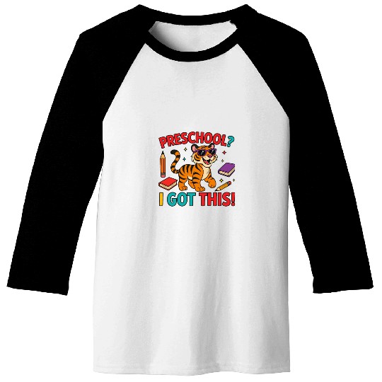 Tiger Cub Baseball Tees – Preschool I Got This School Baseball Tees