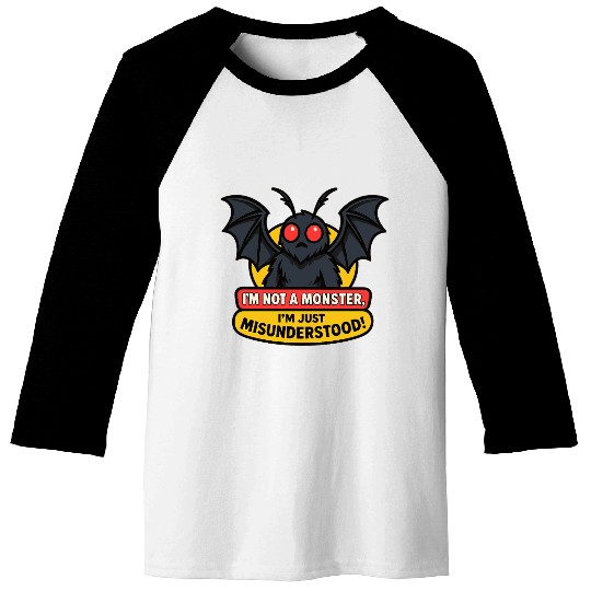 Misunderstood Mothman Baseball Tees