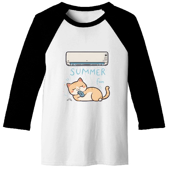 Funny Cat Baseball Tees | Retro Cat Meme Baseball Tees