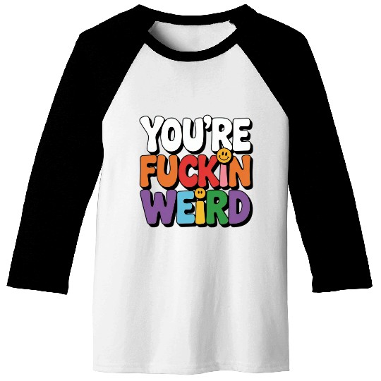 Colorful Affirmation Statement Baseball Tees