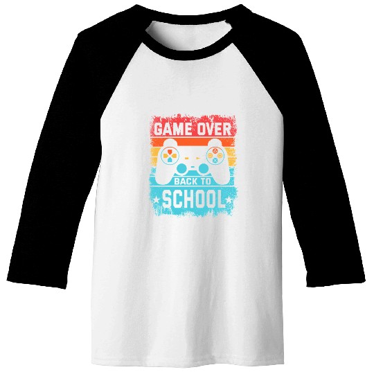 Game Over Back to School Baseball Tees – Retro Gamer