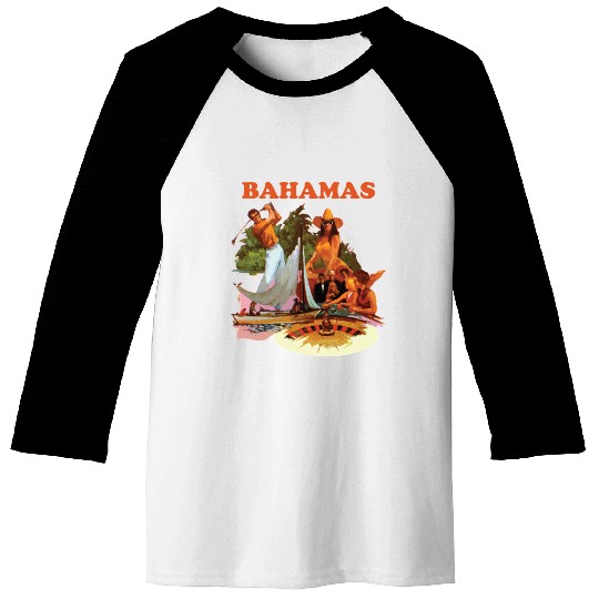 Bahamas, Collage Baseball Tees