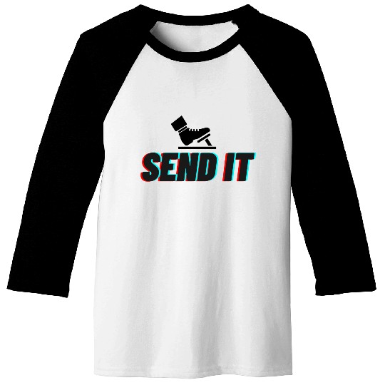 Send It Street Racing Baseball Tees