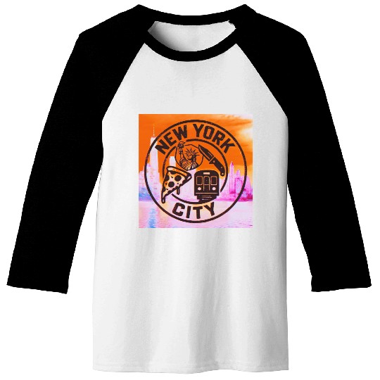 New York City: (O) Baseball Tees