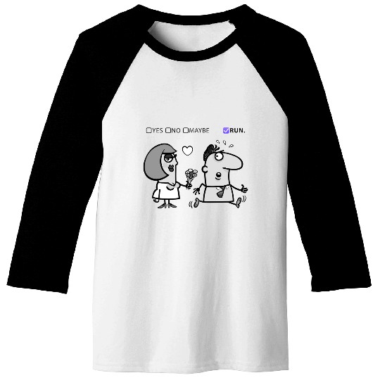 Proposal Gone Wrong – Funny Cartoon Design Baseball Tees