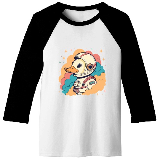 Space Duck Baseball Tees
