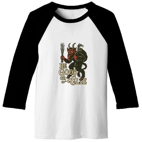 Krampus Baseball Tees