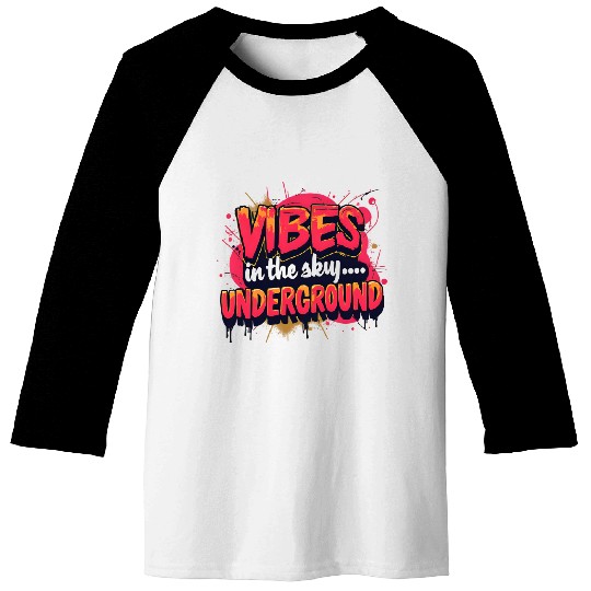 Vivid Underground Vibe Baseball Tees