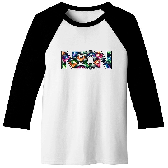 Gemstone Deluxe Neon Logo Baseball Tees