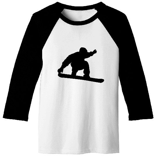 Snowboarding Baseball Tees
