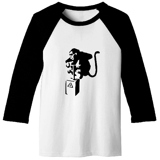 Banksy Detinator Monkey Baseball Tees