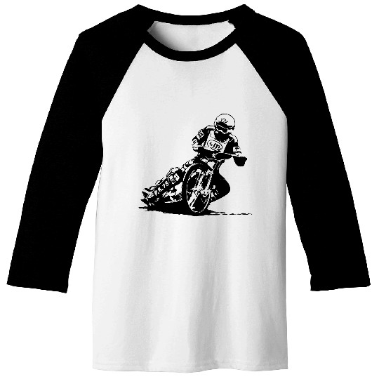 Speedway Driver - Dirt Track Racing Baseball Tees