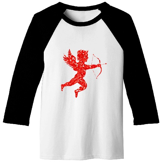 Ruby Martin74 Cupid Silhouette Baseball Tees