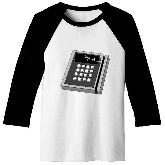 Credit Card Reader Baseball Tees
