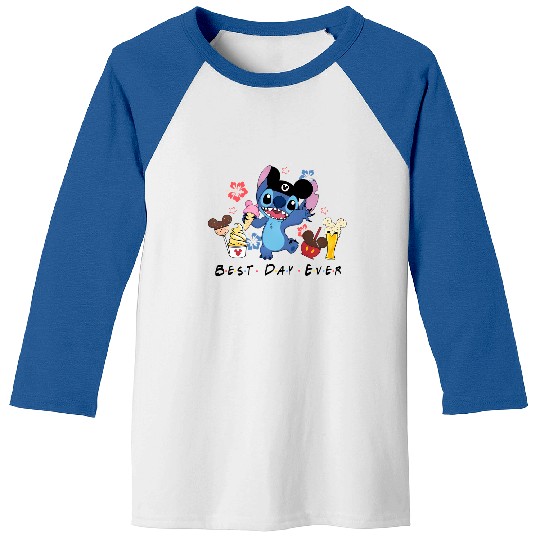 Disney Stitch Best Day Ever Baseball Tees, Disney Stitch Baseball Tees