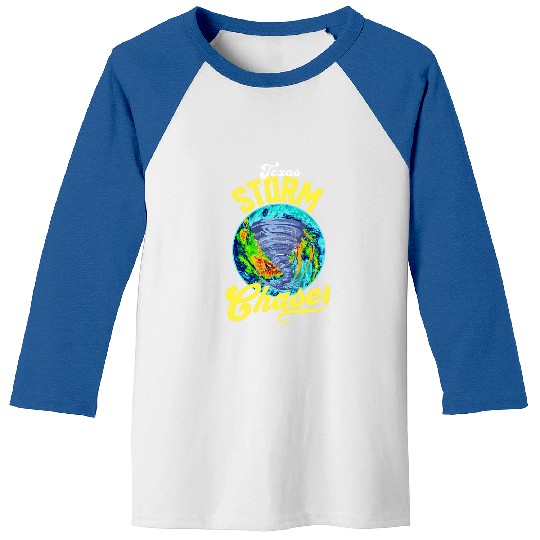Texas Storm Hurricane Tornado Chaser Watcher Meteorologist Baseball Tees
