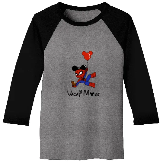 Spiderman Vacay Mode Baseball Tees, Disney Spiderman Baseball Tees