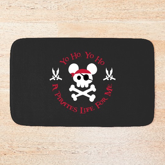 Pirate's Life Bath Mats, Disney Vacation, Cruise, Pirate Night, Theme Park