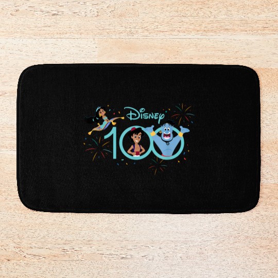 Disney 100 Anniversary Aladdin Jasmine Genie Bath Mats