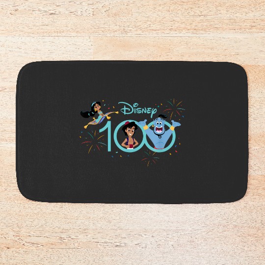 Disney 100 Anniversary Aladdin Jasmine Genie Bath Mats