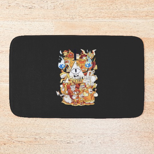 Gravity Falls Mystery Shack Retro 90s Bath Mats, Gravity Falls Bath Mats, Dipper Pines Bath Mats, Mabel Pines Bath Mats, Disney Characters