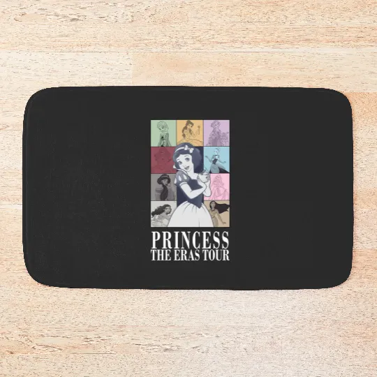 Disney Princess Bath Mats, Disney Princess Eras Tour Bath Mats, Disney Princess Tour Bath Mats, Disney Princess Trip Bath Mats