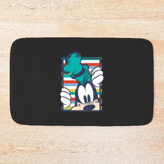 Goofy Bath Mats, Retro Goofy Bath Mats, Cute Goofy Bath Mats, Goofy Face Bath Mats, Disney Goofy Bath Mats, Retro Disney Bath Mats