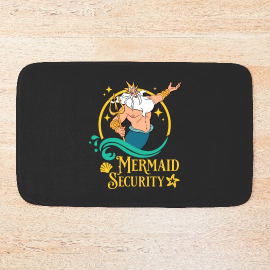 King Triton from The Little Mermaid Security Disney Father's Day Bath Mats