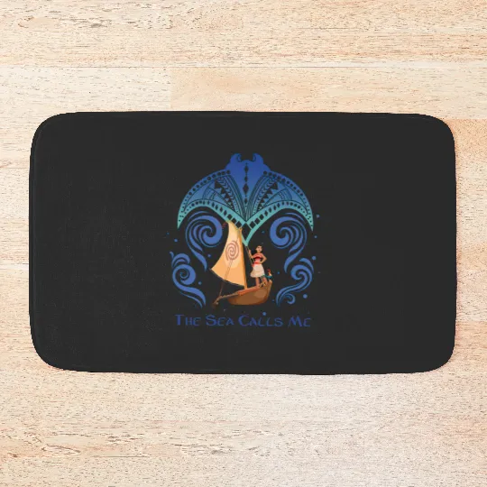 Disney Moana Grandma Tala Moana The Sea Calls Me Bath Mats, Moana Stingray