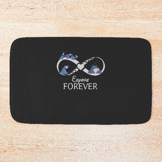 Eeyore Forever Bath Mats, Winnie the Pooh Eeyore, Funny Disney Bath Mats, Family Trip Matching Bath Mats