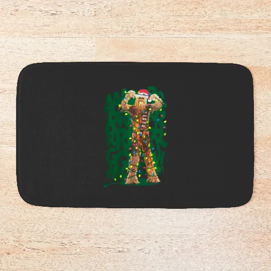 Disney Parks Star Wars Chewbacca Christmas Lights Bath Mats