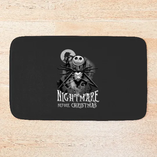 Jack Skellington Nightmare Before Christmas Halloween Bath Mats, Disney Halloween Party